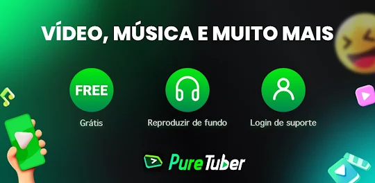 Pure Tuber: vídeos e músicas