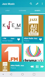 Jazz music online radios