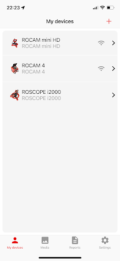 Android application ROTHENBERGER screenshort
