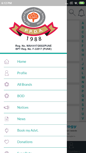 Android application The Poona Plywood Dealer Asso. screenshort