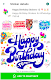 screenshot of Birthday Stickers for WhatsApp
