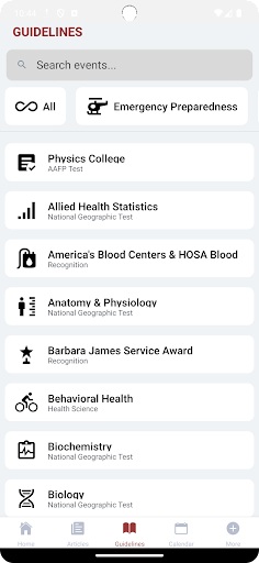 Ohio HOSA Screen 3