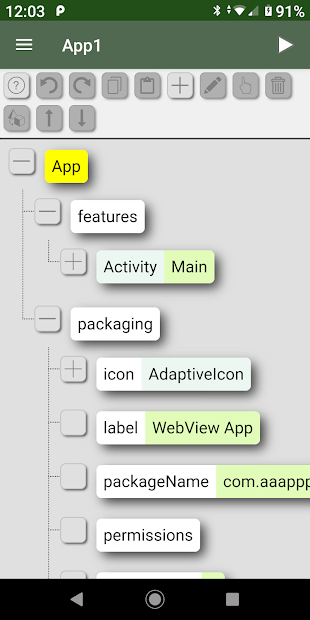 Captura 2 App Builder android