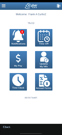 Android application Cyber ESS screenshort