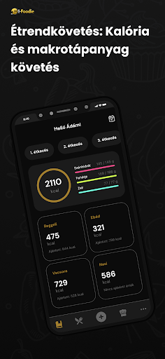 I-Foodie: Étrendtervező App Screen 2