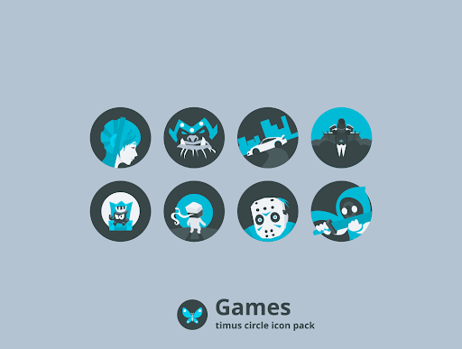 Timus Spin: Dark Icon Pack Screen 2