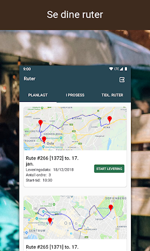 Android application GreenBringer screenshort