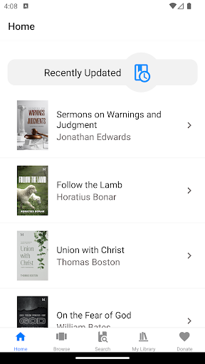Android application Monergism eBook Library screenshort