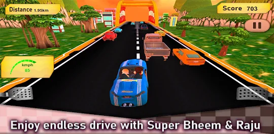 Super Bheem Car Racing Game