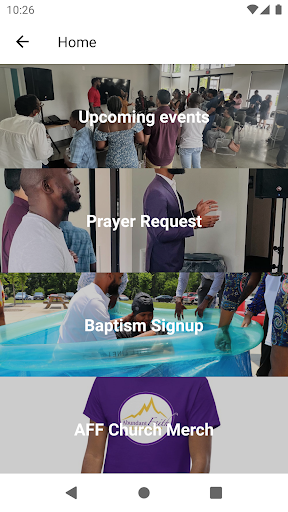 Android application Abundant Faith Fellowship screenshort