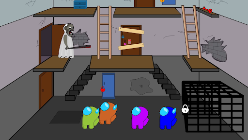 Granny vs Baldi Among Us Mod