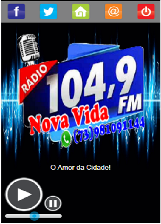 Rádio Nova Vida FM SJV - 3 - (Android)