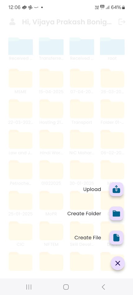 #7. CollabFiles (Android) di: National Informatics Centre.