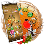 Cover Image of Download Bird Flower Launcher Theme  APK
