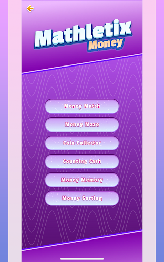 Android application Mathletix Money screenshort