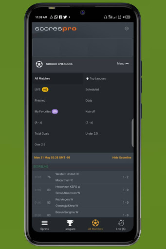 Scores Pro All Score Live Scores