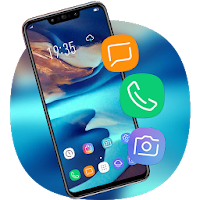 Красочная тема Galaxy A80 launcher HD