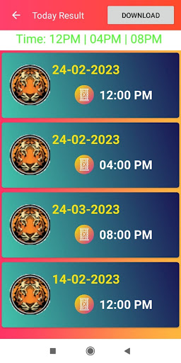 Lottery Result Tiger Hill One