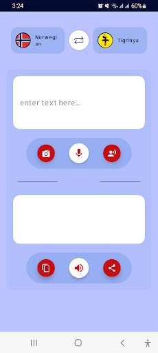 Norwegian Tigrinya Translator Screen 3