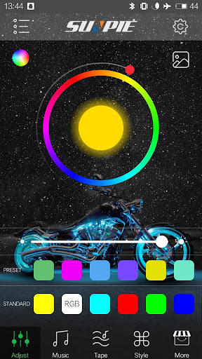 Android application SUNPIE LED RGB Underbody Glow screenshort