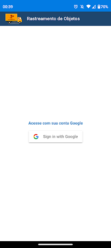Android application Bora Correio screenshort