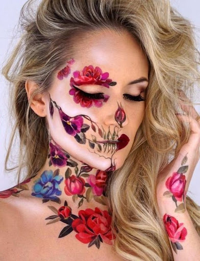 Android application Skull Face Halloween Makeup screenshort