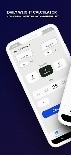 Android application BMR Calculator-Weight Tracker screenshort