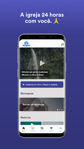 Android application Comunidade Apostólica Emmanuel screenshort