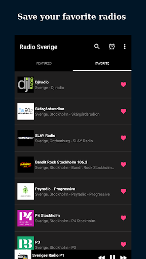 Online Radio Sweden: FM & AM Screen 2