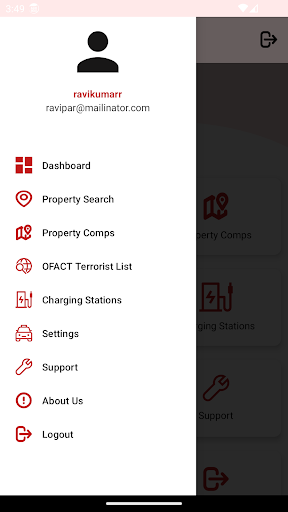 Android application OmitARisk screenshort