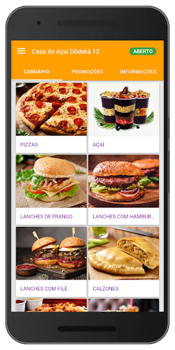 Android application Casa do Açaí Dõdeká 12 screenshort