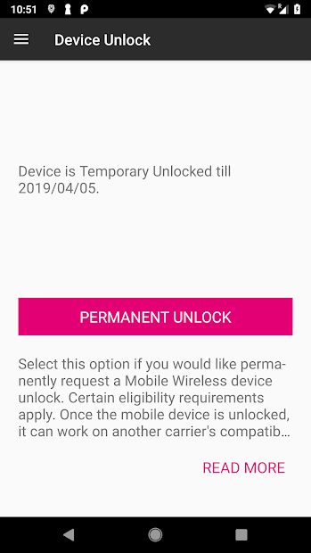 Captura 2 T-Mobile Device Unlock (Google Pixel Only) android