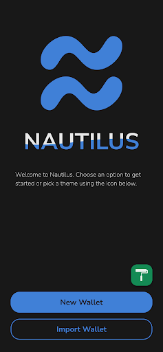Android application Nautilus - NANO Wallet screenshort