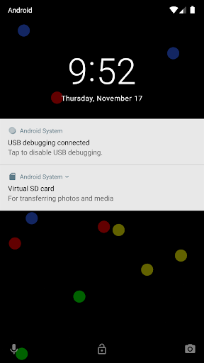 Moving Balls Live Wallpaper Screen 2