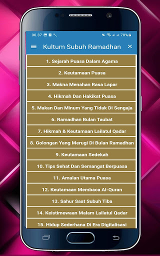 Kultum Subuh Ramadhan Screen 3