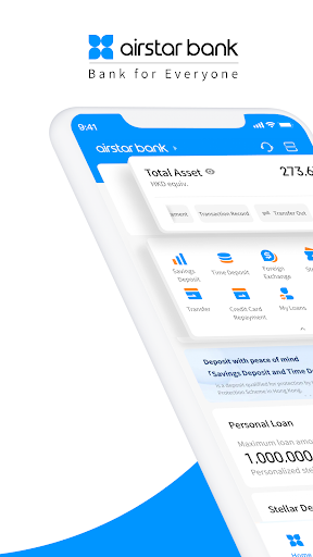 Android application Airstar Bank - HK Virtual Bank screenshort