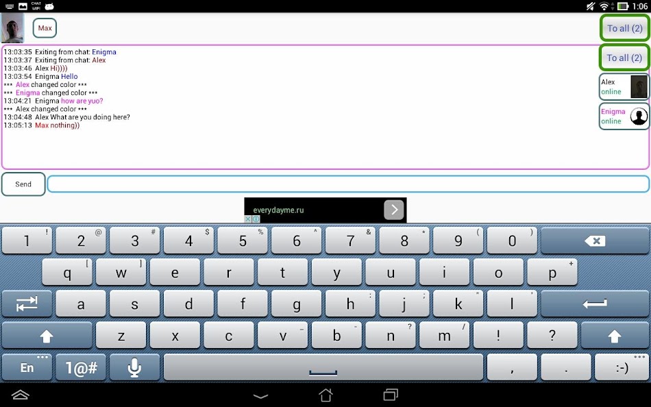 #5. WiFi Chat (Android) 由: Zx