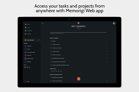 Memorigi: To-Do List & Tasks Screenshot