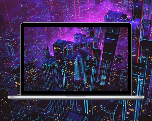 Aestetic City Wallpaper