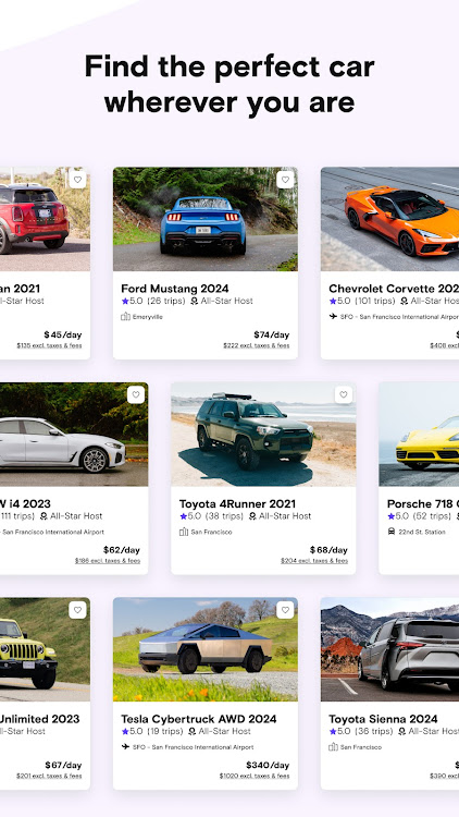 Turo — Car rental marketplace - 24.17.0 - (Android)