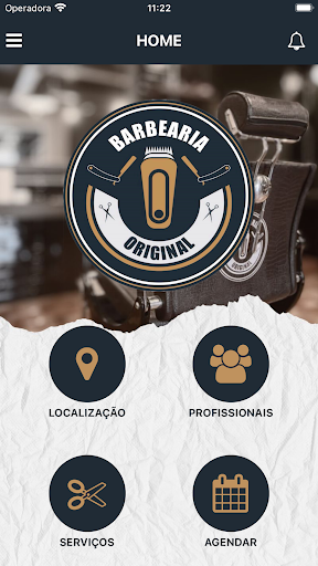 Android application Barbearia Original screenshort