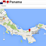 Panama City map icon