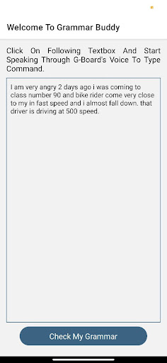 Grammar Buddy Screen 2