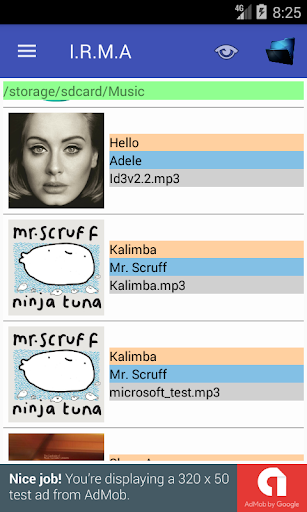Irma - MP3 tags & multi logos Screen 2