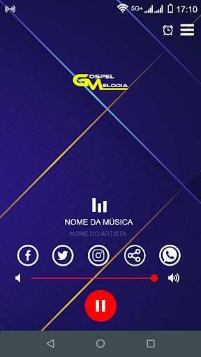 Android application Rádio Gospel Melodia screenshort