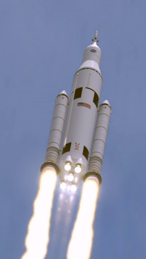 Android application space rocket video wallpaper screenshort