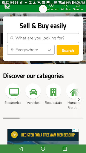 Android application 10cedis screenshort