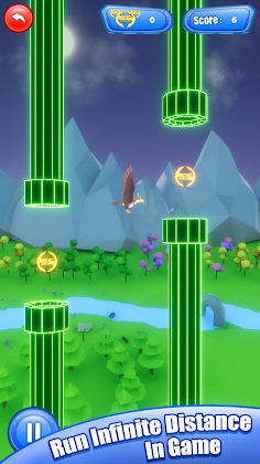 Neon Dashing Bird - Screenshot 2