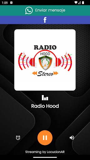 Android application Radio Hood screenshort