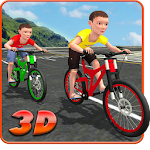 Cover Image of 下载 Kids Bicycle Rider Street Race 1.6 APK
